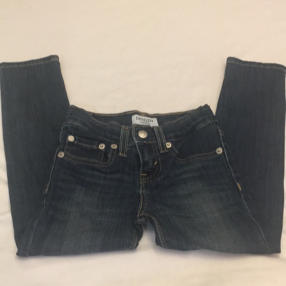 Levi boys skinny jeans size 6 adjustable waist